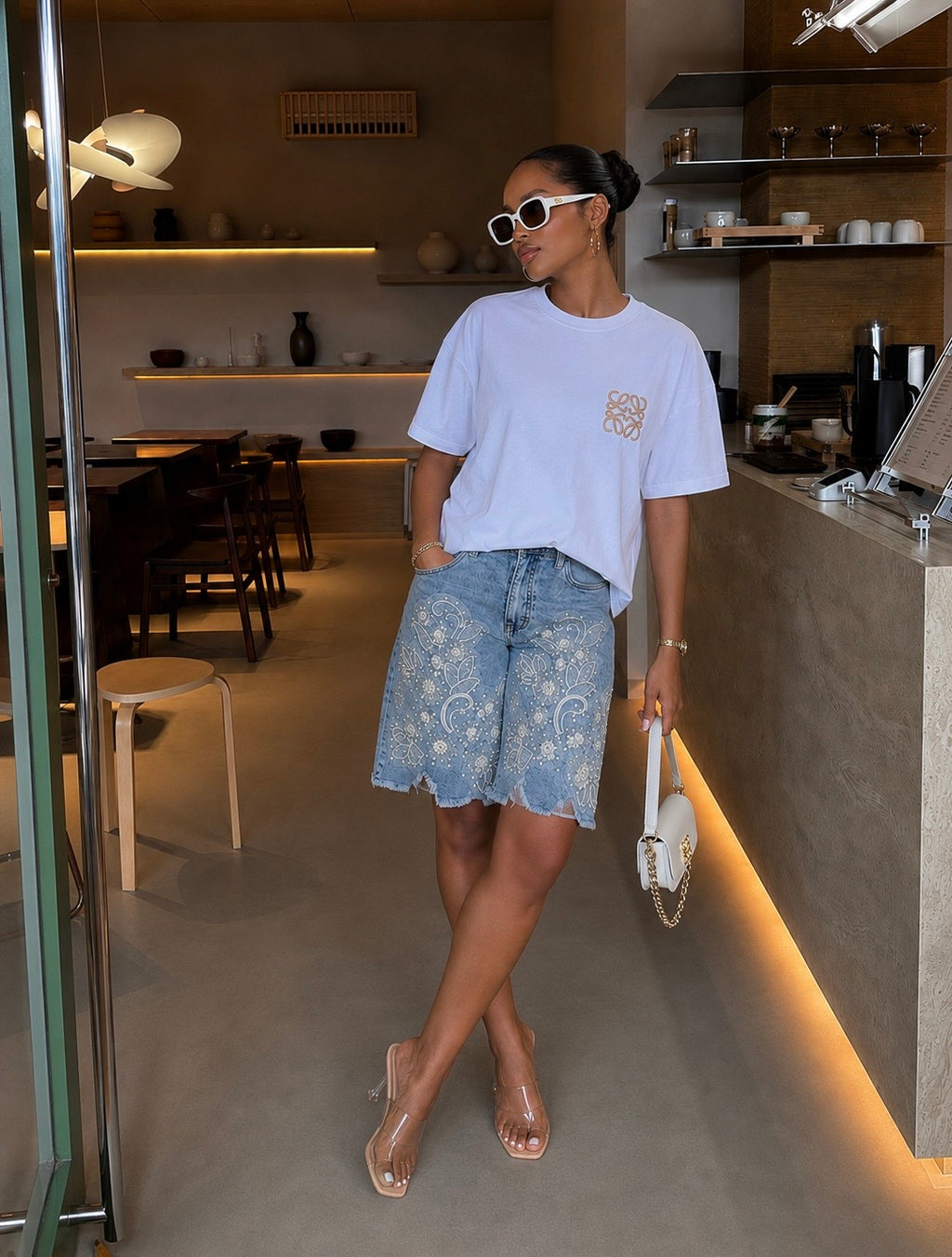 Embellish Bermuda shorts (Pre-order)