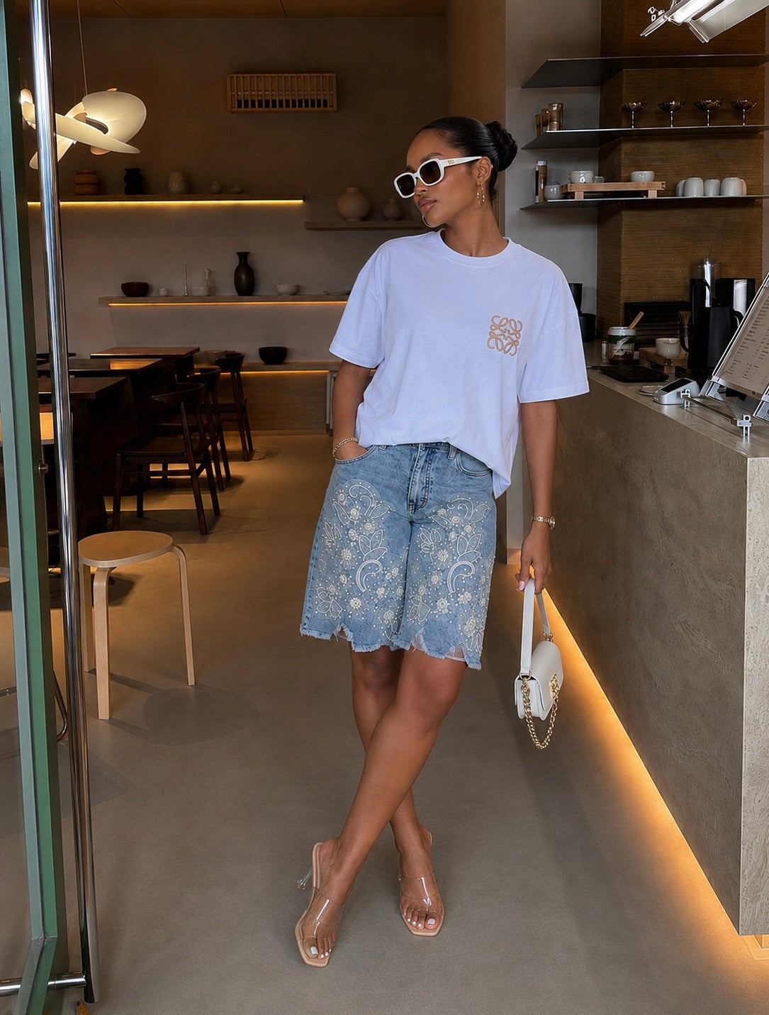 Embellish Bermuda shorts (Pre-order)
