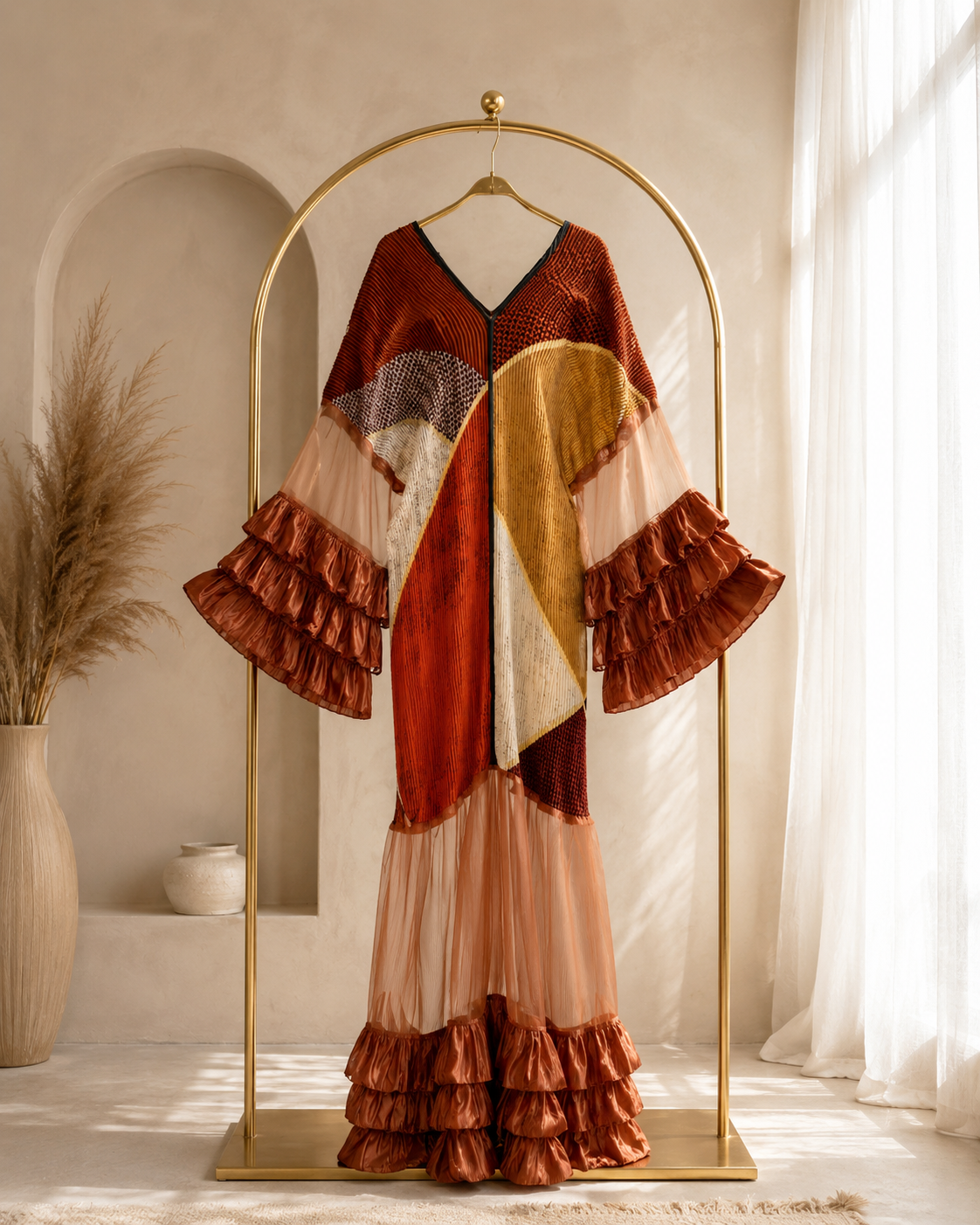 Earth tone dress (Pre-order)