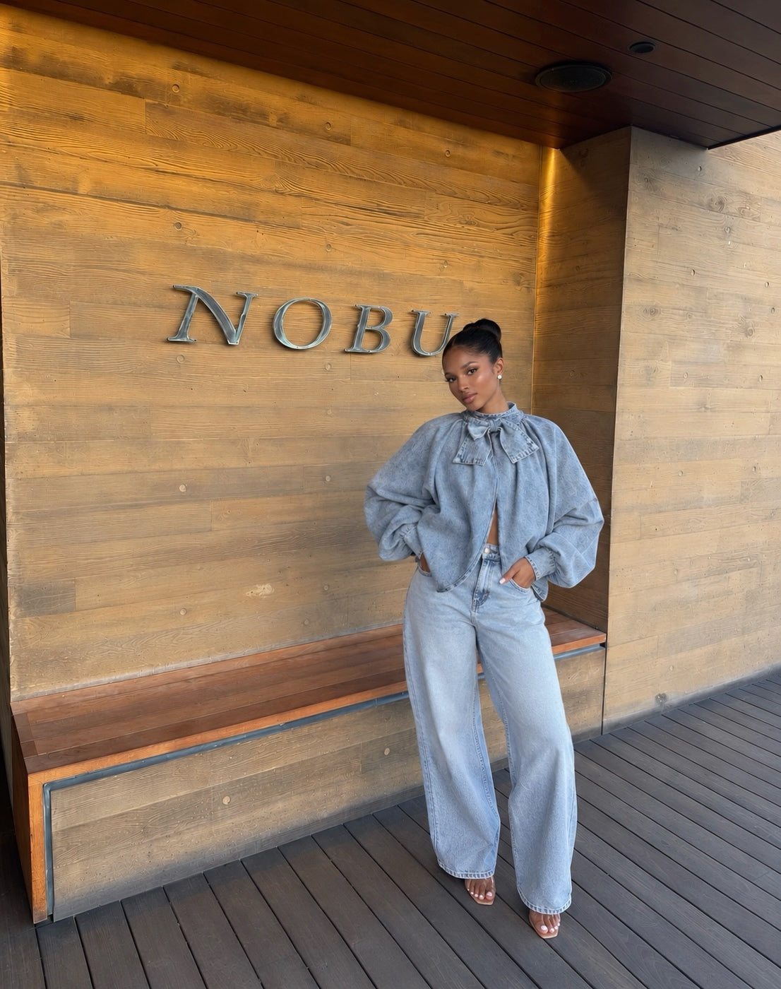 Daisy denim top