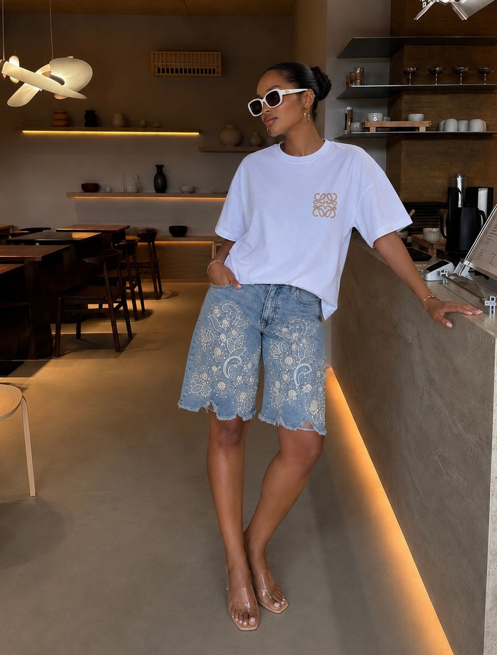 Embellish Bermuda shorts (Pre-order)