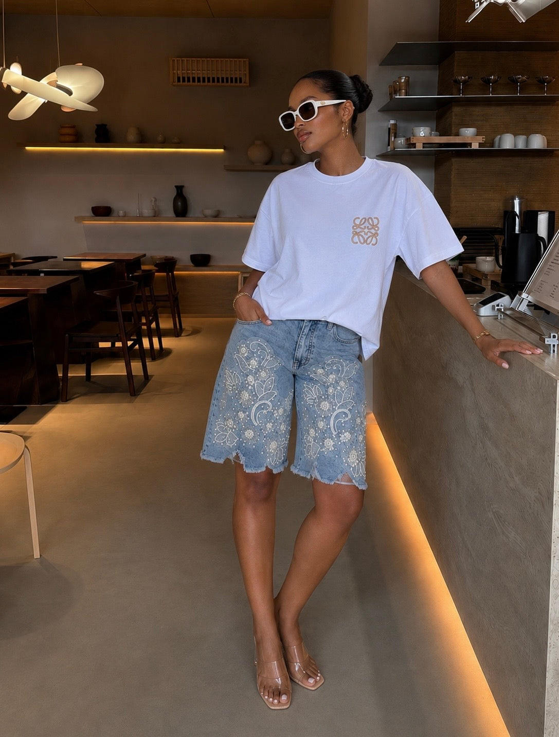 Embellish Bermuda shorts (Pre-order)